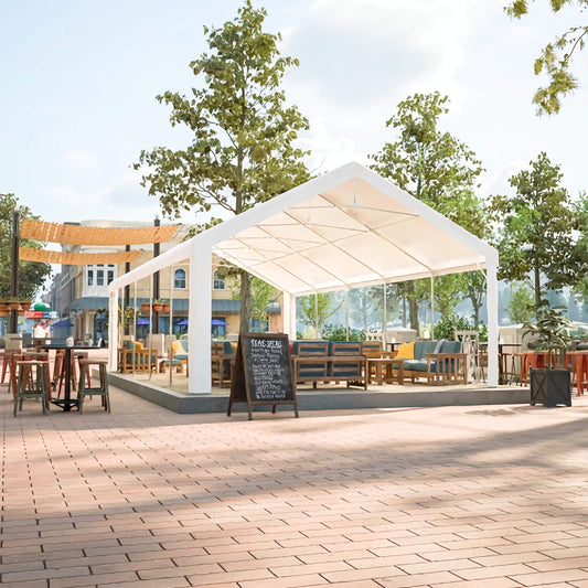 16x32ft. Heavy-Duty Gazebo Tent, Spacious Event Shelter with Removable Sidewalls and 3 Convenient Storage Bags