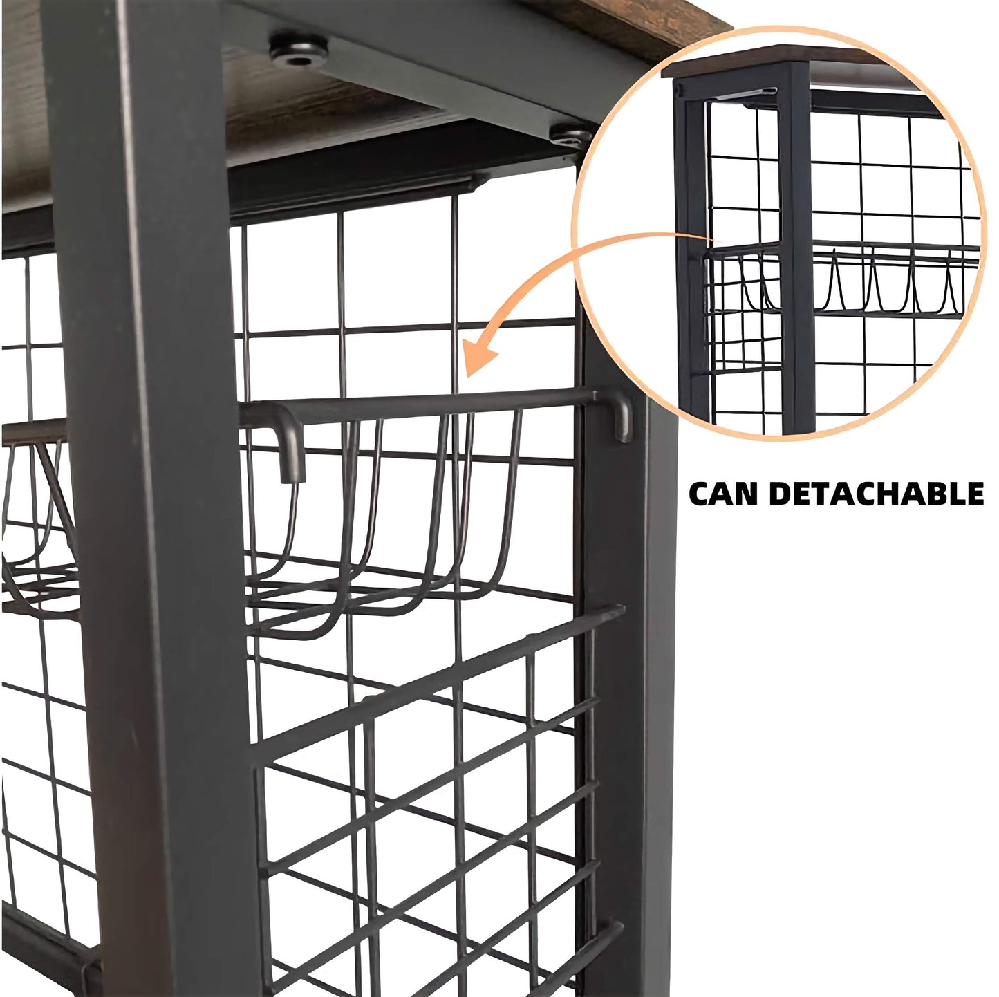 Versatile Equipment Storage Rack with Bench Storage