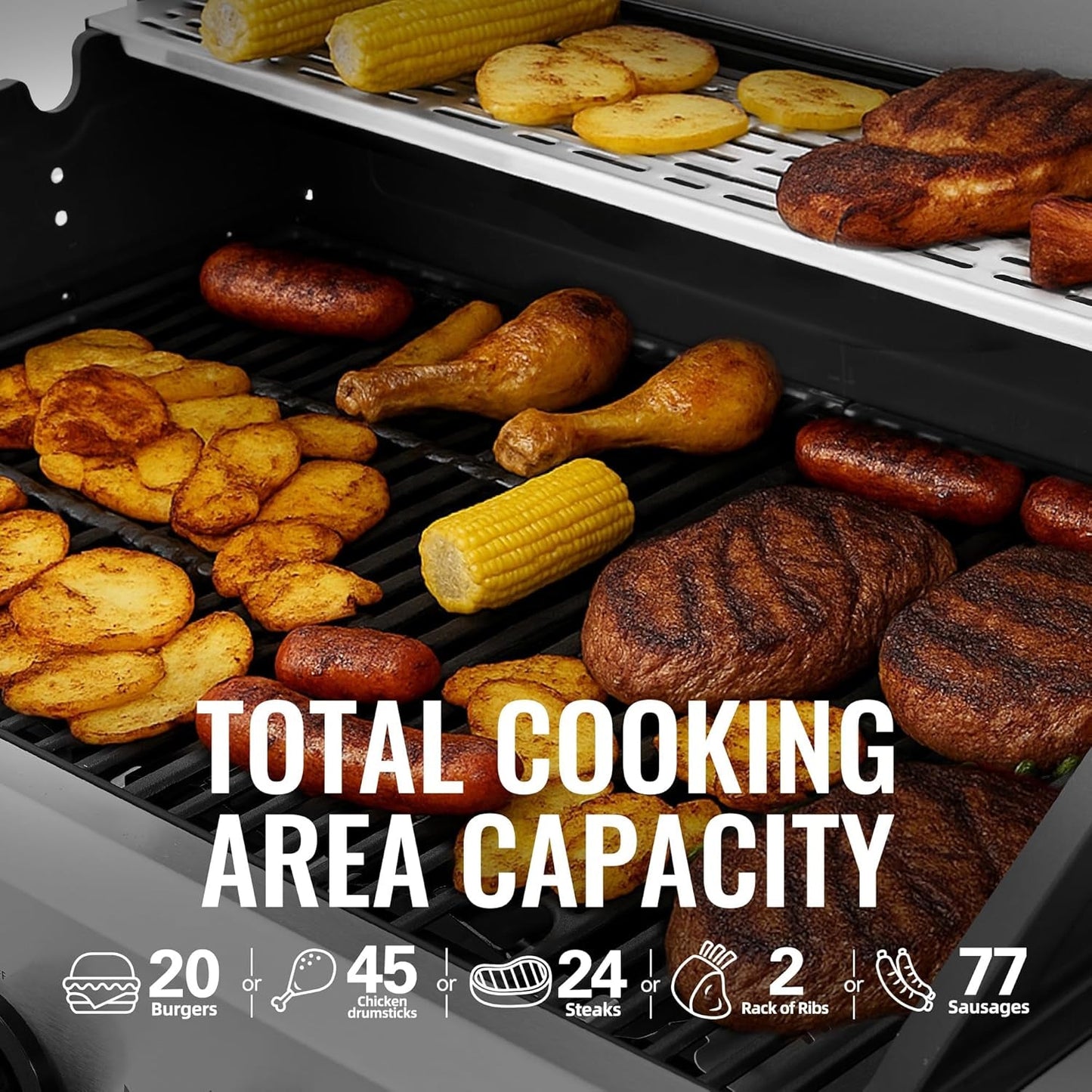 5-Burner Stainless Steel Propane BBQ Grill