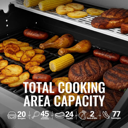 5-Burner Stainless Steel Propane BBQ Grill