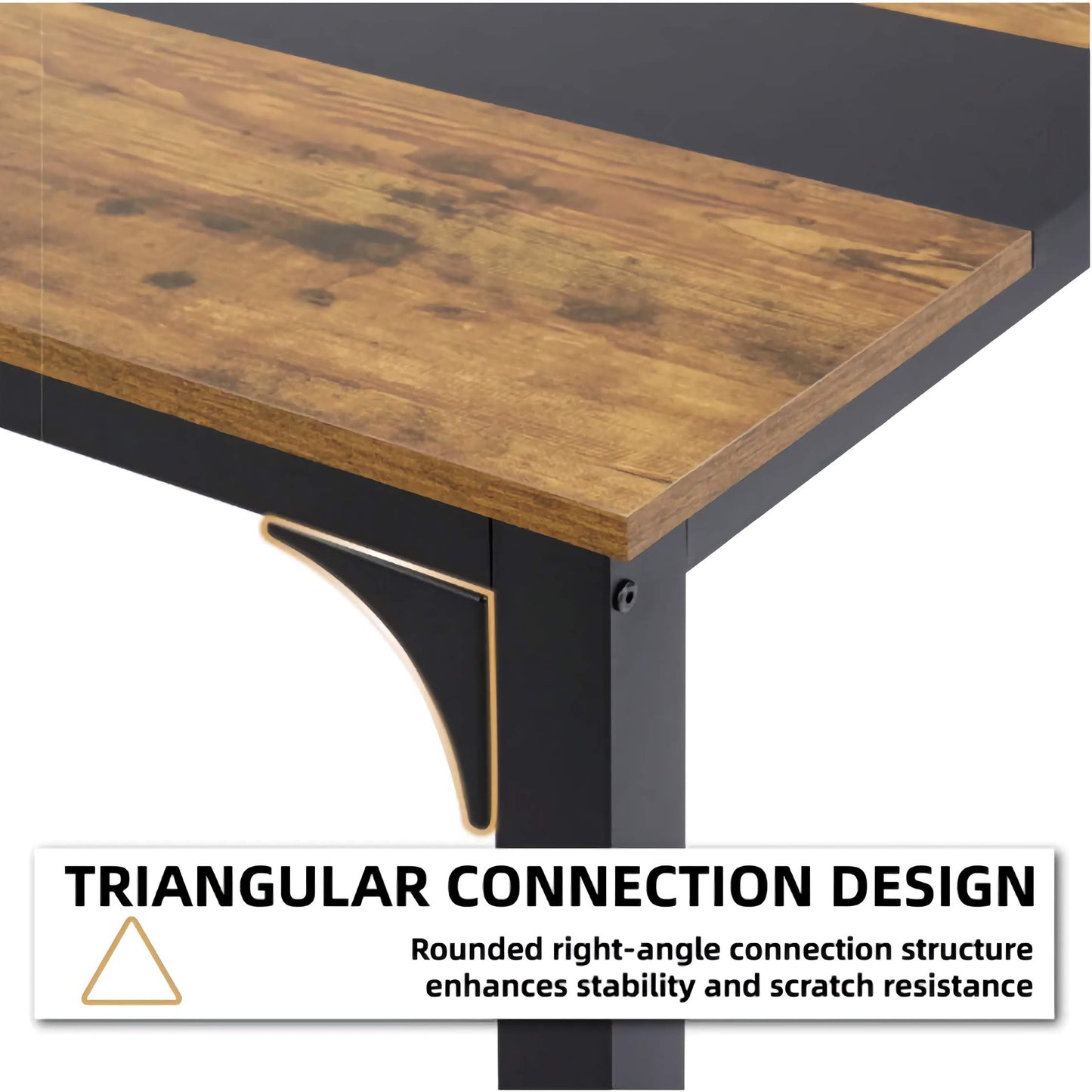 79in. Modern Home and Office Desk, Sturdy Workspace for Writing, Gaming, and Productivity