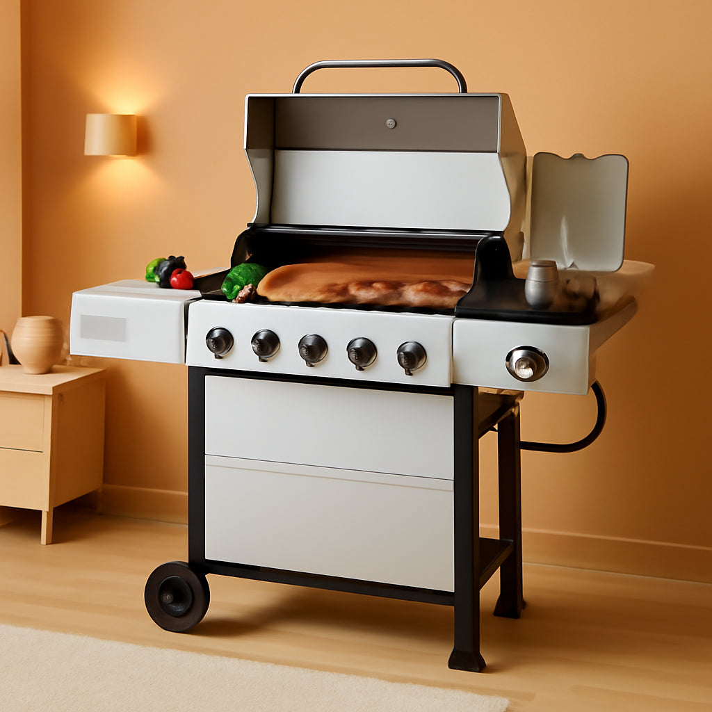 5-Burner Stainless Steel Propane BBQ Grill