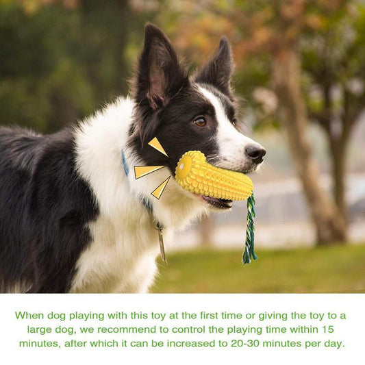 Tough Corn Stick Pet Chew Toy, Squeaky, Durable Toy for Dogs to Promote Healthy Chewing