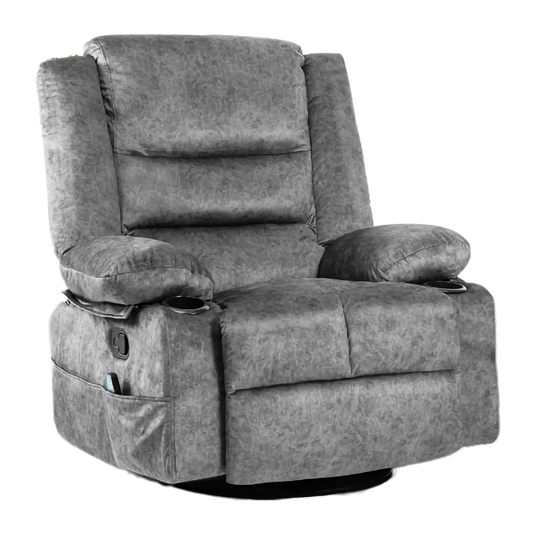 Massage and Heated Reclining Lounge Chair, Adjustable Padded Sofa for Ultimate Comfort and Relaxation