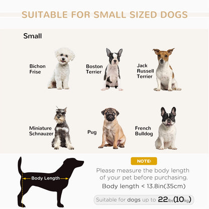 PawHut Luxury Small Dog Sofa Bed, Comfortable Modern Pet Furniture with Hidden Storage for Toys and Accessories