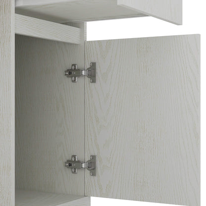 Hutch Home and Office Desk, Organized Workspace with Bookshelf, Drawers and Built-In Power Outlet