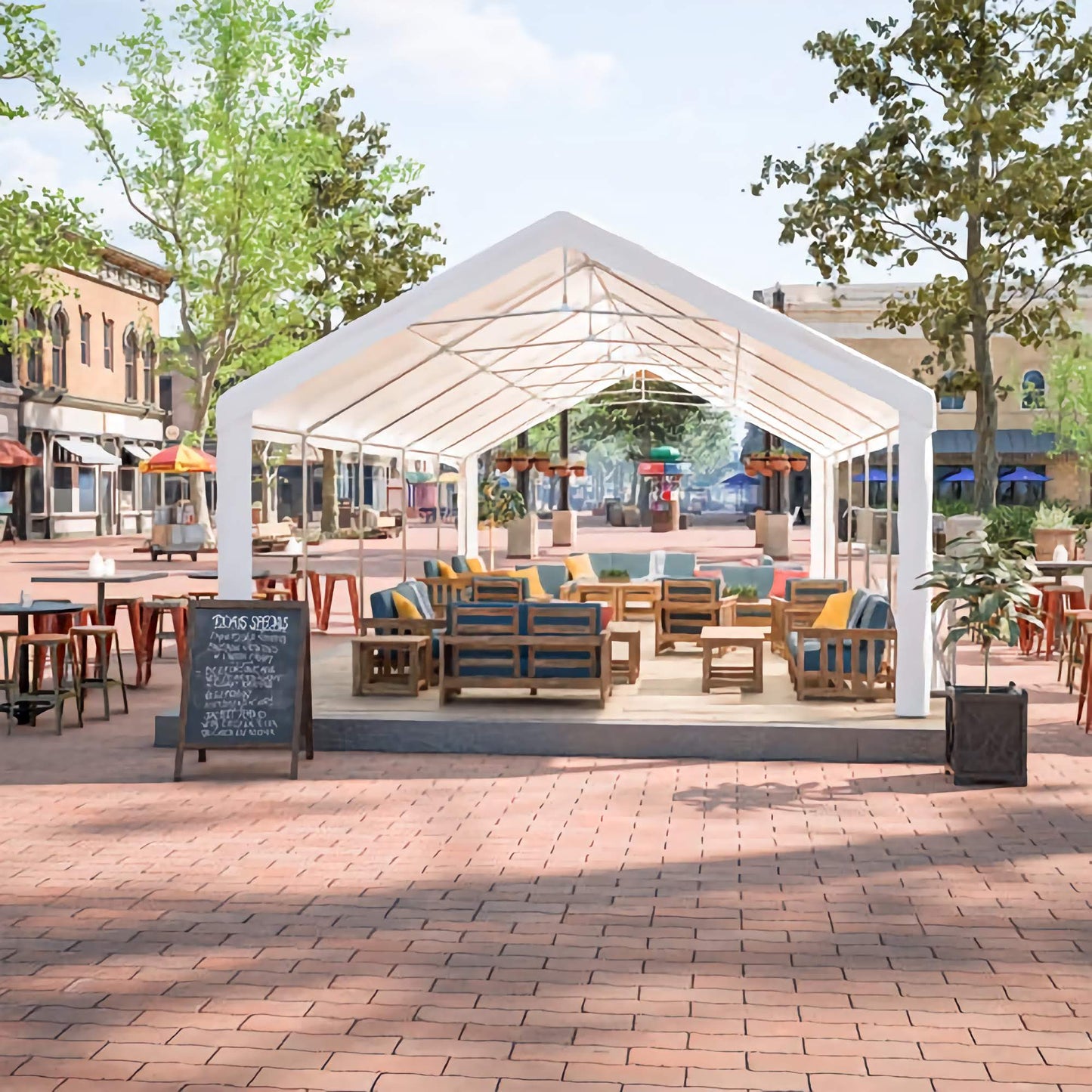 16x32ft. Heavy-Duty Gazebo Party Tent, Event Shelter with 3 Storage Bags and Removable Sidewalls