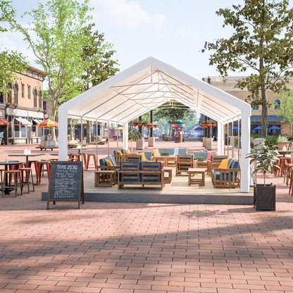 16x32ft. Heavy-Duty Gazebo Party Tent, Event Shelter with 3 Storage Bags and Removable Sidewalls