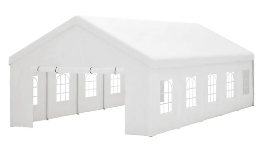 16x32ft. Heavy-Duty Gazebo Party Tent, Event Shelter with 3 Storage Bags and Removable Sidewalls
