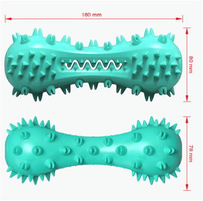 Oral Cleaning Pet Chew Toy, Durable Rubber Molar Stick Bone for Dental Health and Chewing Fun