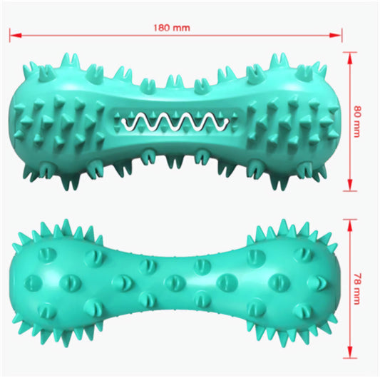 Oral Cleaning Pet Chew Toy, Durable Rubber Molar Stick Bone for Dental Health and Chewing Fun