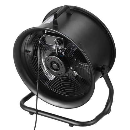 VEVOR 14in. High-Velocity Portable Industrial Fan, Adjustable Tilt and 3 Speeds for Maximum Airflow