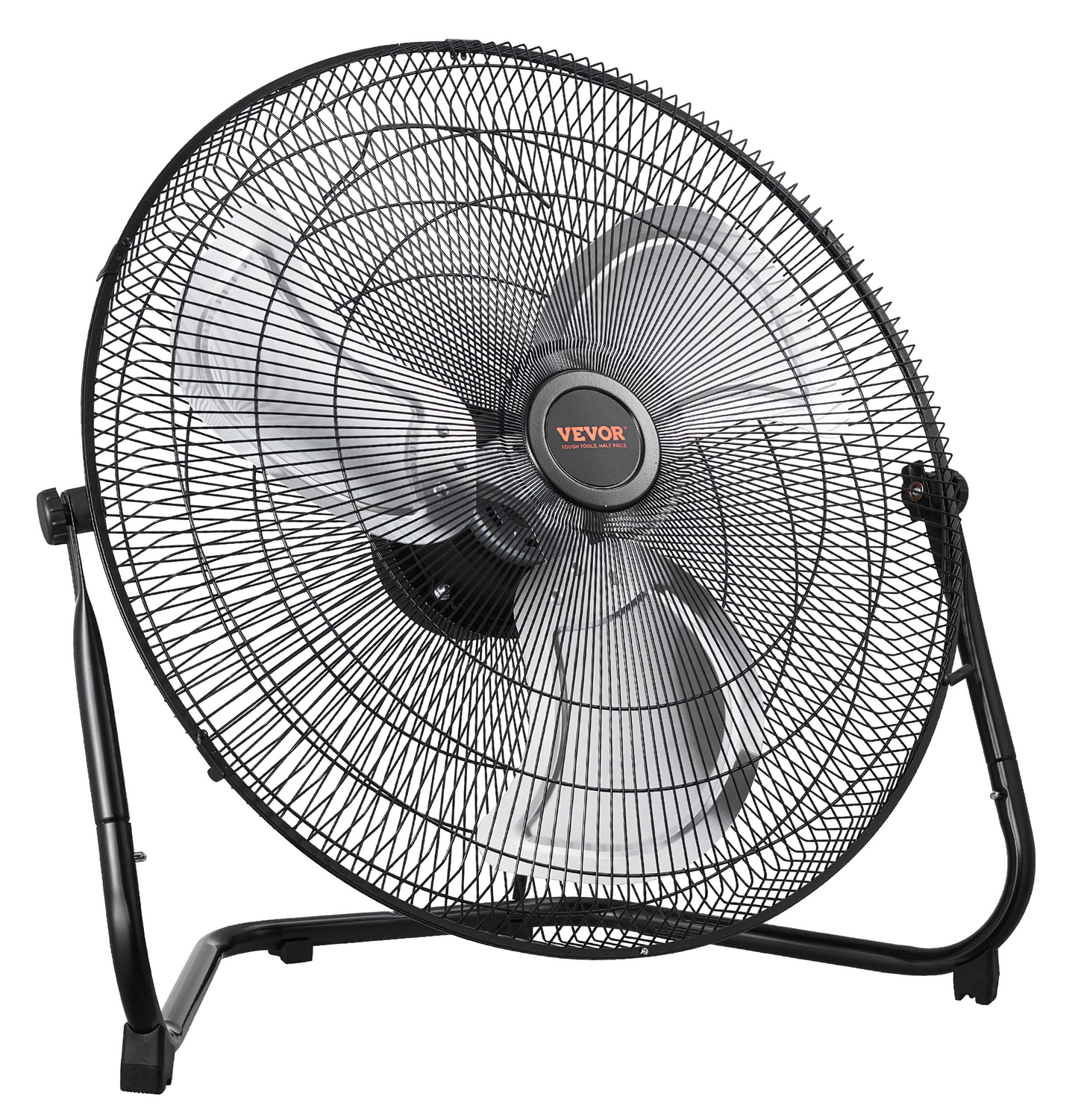 VEVOR 20in. High-Velocity Portable Industrial Fan, 3 Adjustable Speeds and 360° Tilt for Maximum Airflow