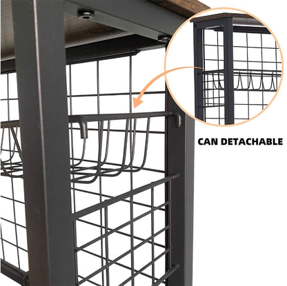 Versatile Equipment Storage Rack with Bench Storage