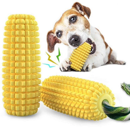 Tough Corn Stick Pet Chew Toy, Squeaky, Durable Toy for Dogs to Promote Healthy Chewing