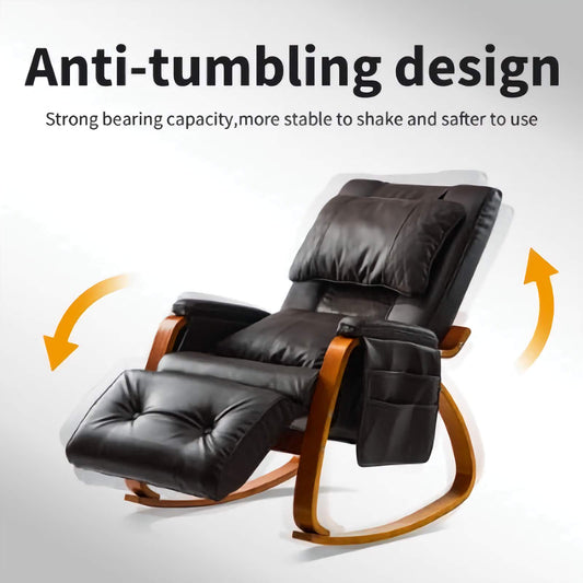 Massage and Heated Rocking Chair, Ergonomic Relaxation Chair for Ultimate Comfort and Stress Relief