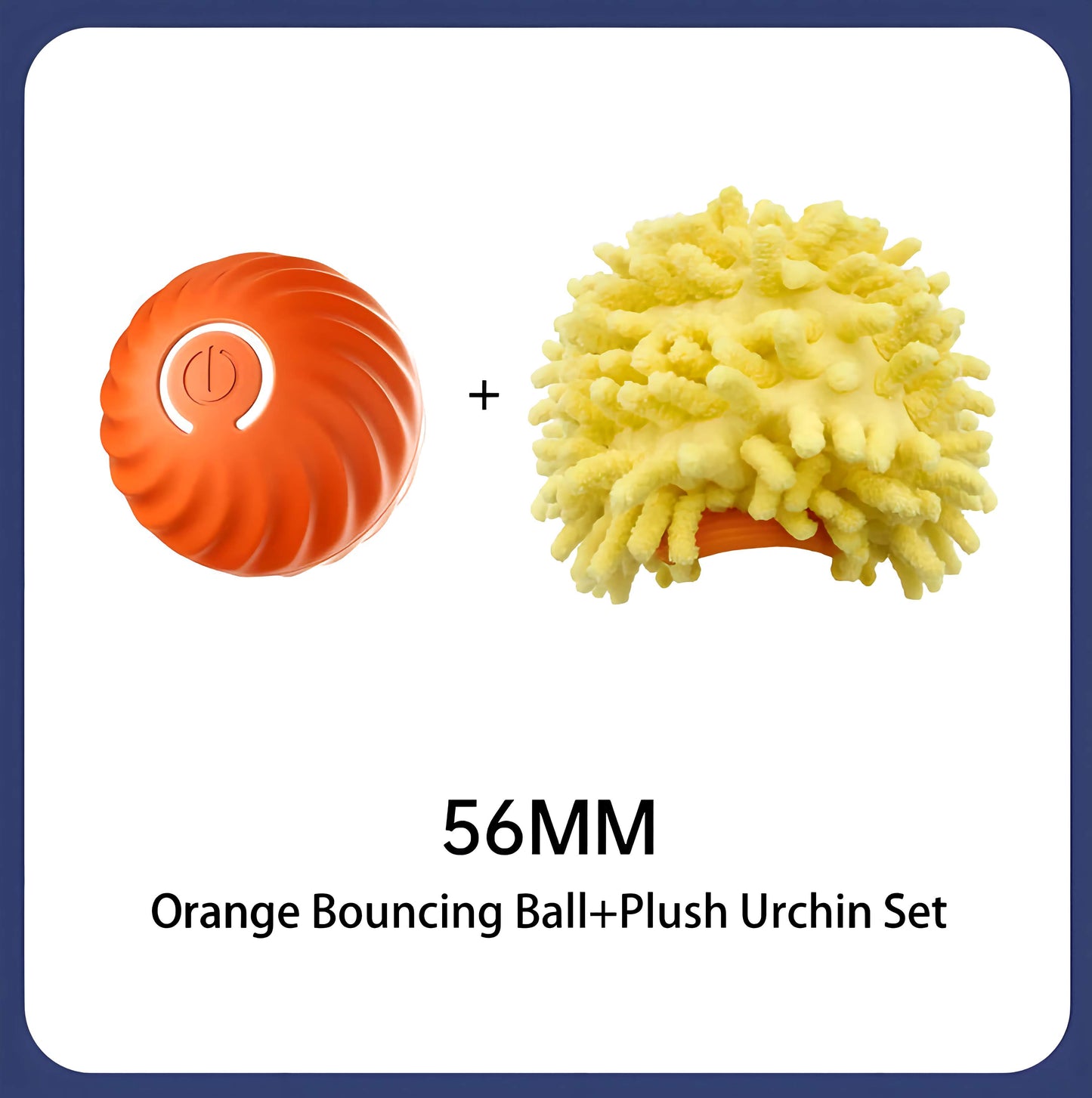 Electronic Interactive Pet Ball, Smart Self-Moving Toy with USB Charging for Fun and Exercise
