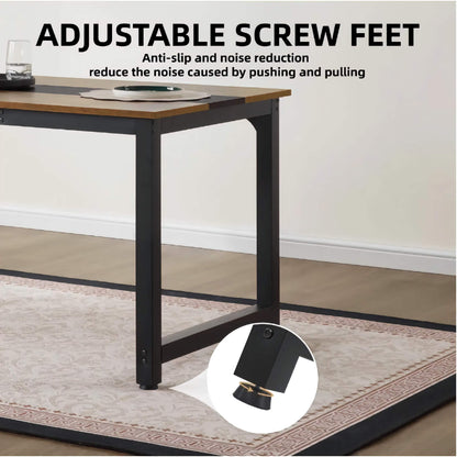 79in. Modern Home and Office Desk, Sturdy Workspace for Writing, Gaming, and Productivity